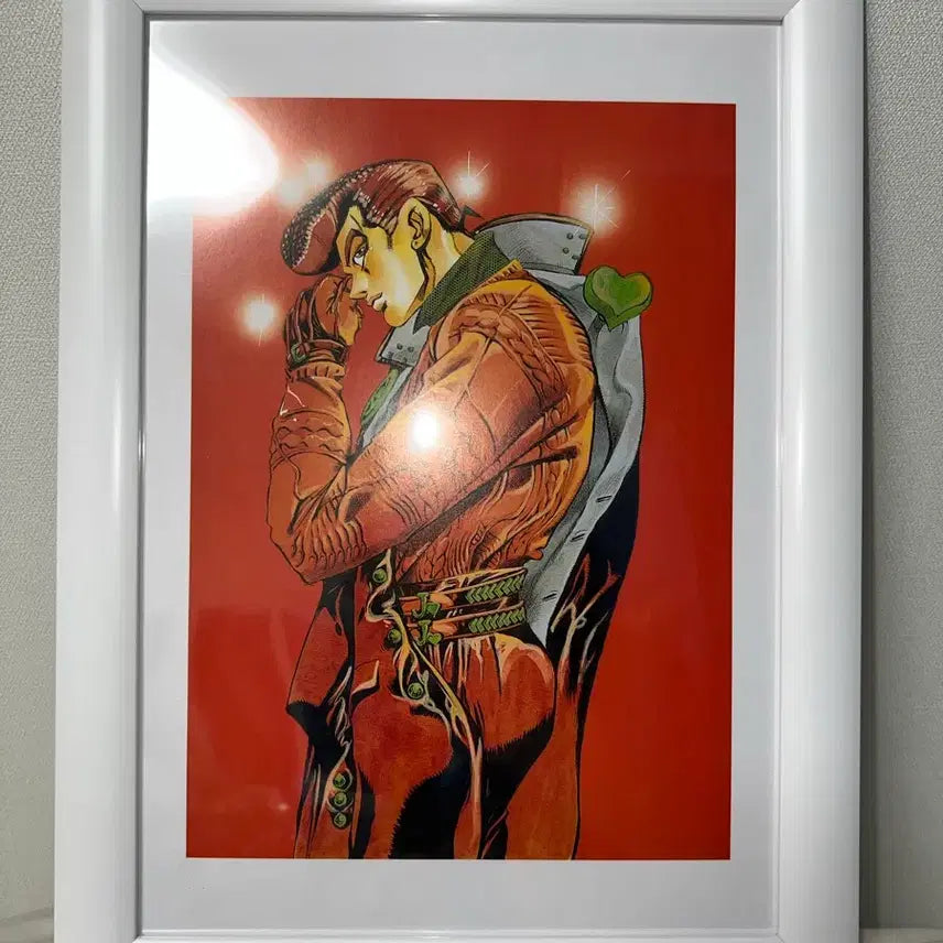 [BUNJANG] JoJo's Bizarre Adventure Part 4 Josuke Original Art Poster Frame / 죠죠 4부 죠스케 원화 포스터 액자