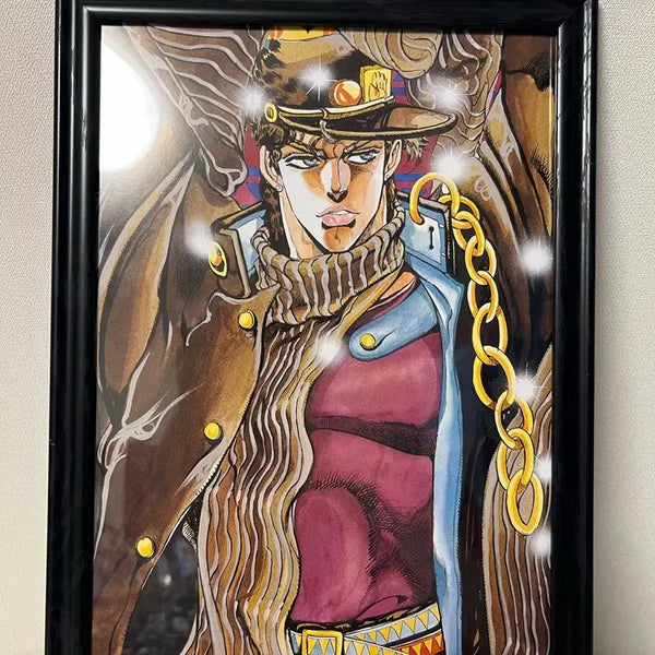 [BUNJANG] JoJo's Bizarre Adventure Part 3 Jotaro Kujo Original Art Poster Frame / 죠죠 3부 죠타로 원화 포스터 액자