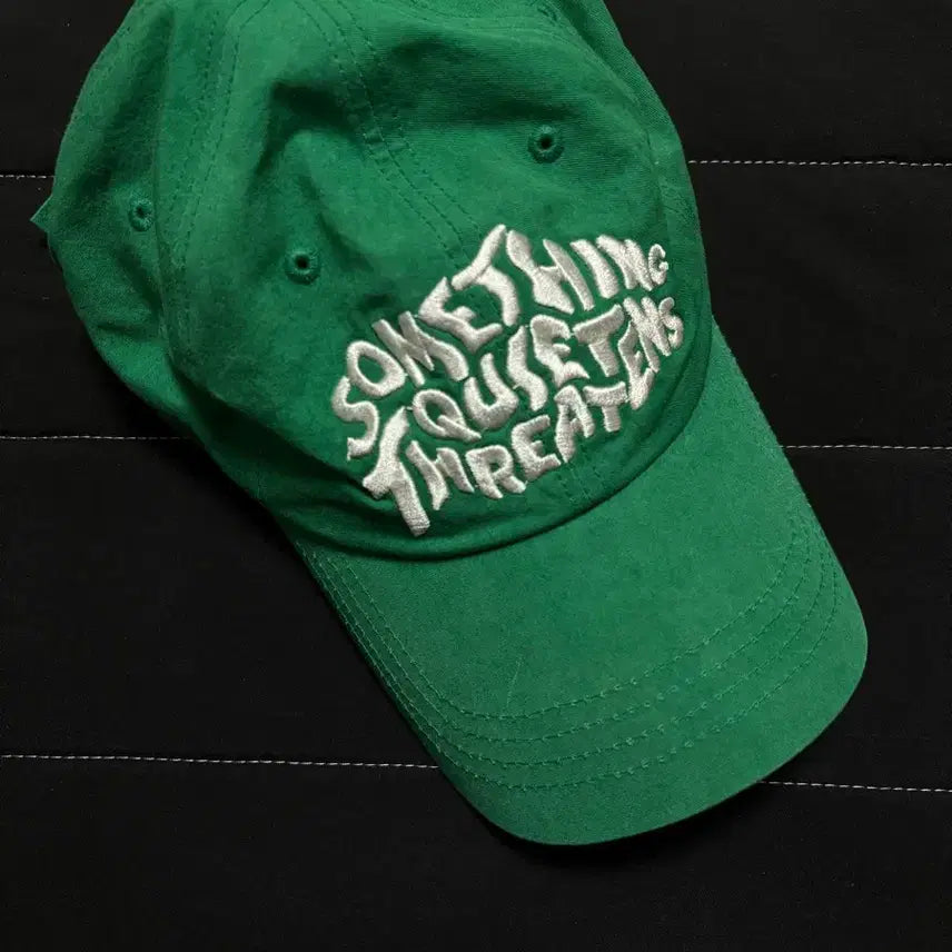 [BUNJANG] Green Something Logo Baseball Cap / 그린 썸띵 볼캡
