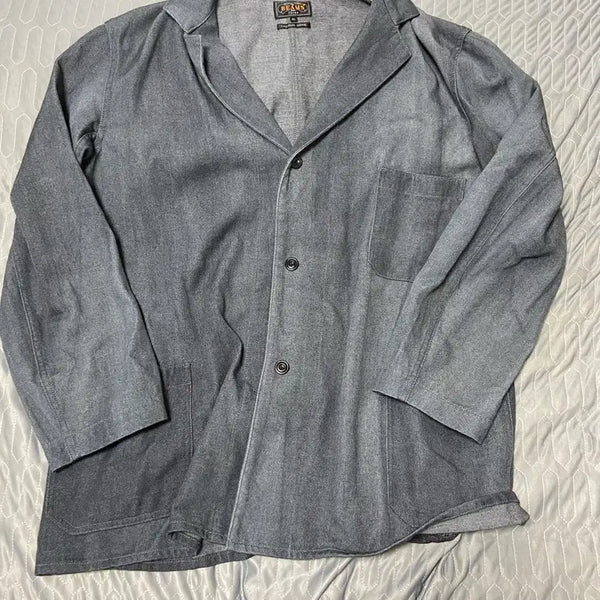 [BUNJANG] Beams Plus Wool Work Jacket Grayish Blue / [XL] 빔즈플러스 울 워크 자켓 그레이쉬블루