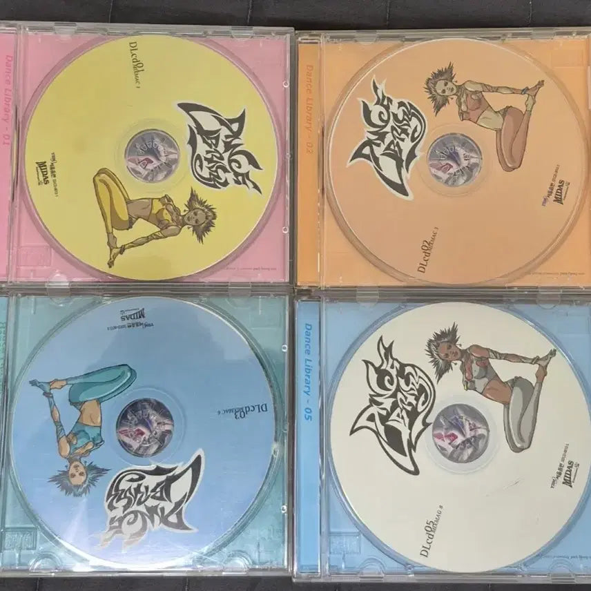 [BUNJANG] Dance Library 4CD Set / Dance Library (댄스 라이브러리) 4CD