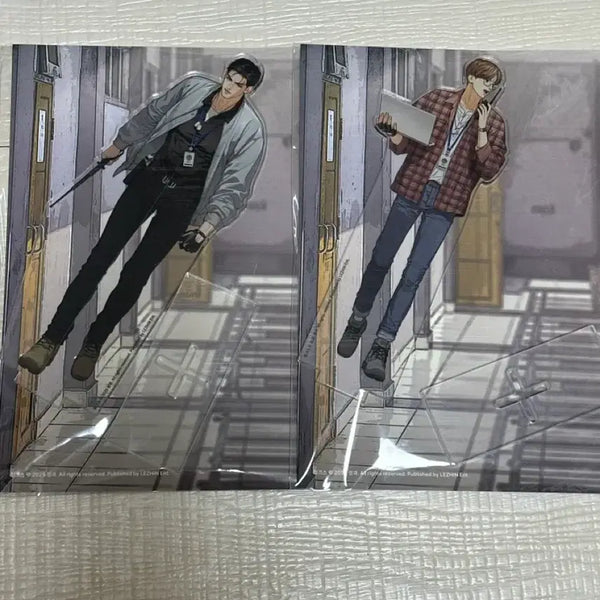 [BUNJANG] A_BALK Jinx Acrylic Stand 2 pcs (Sealed) Ju Jae-kyung Kim Dan / 아밝 징크스 아크릴 2개 미개봉 주재경 김단 레진