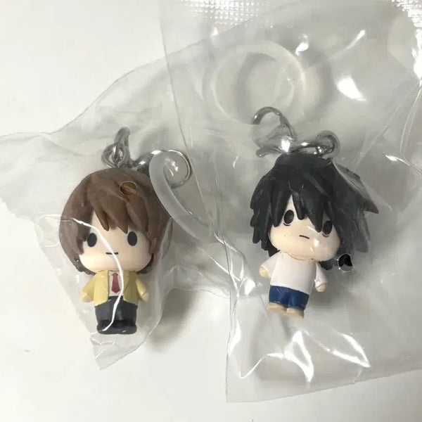 [BUNJANG] Death Note Seal Keychain Set - Light & L (Sealed) / 데스노트 메지루시 라이토 엘