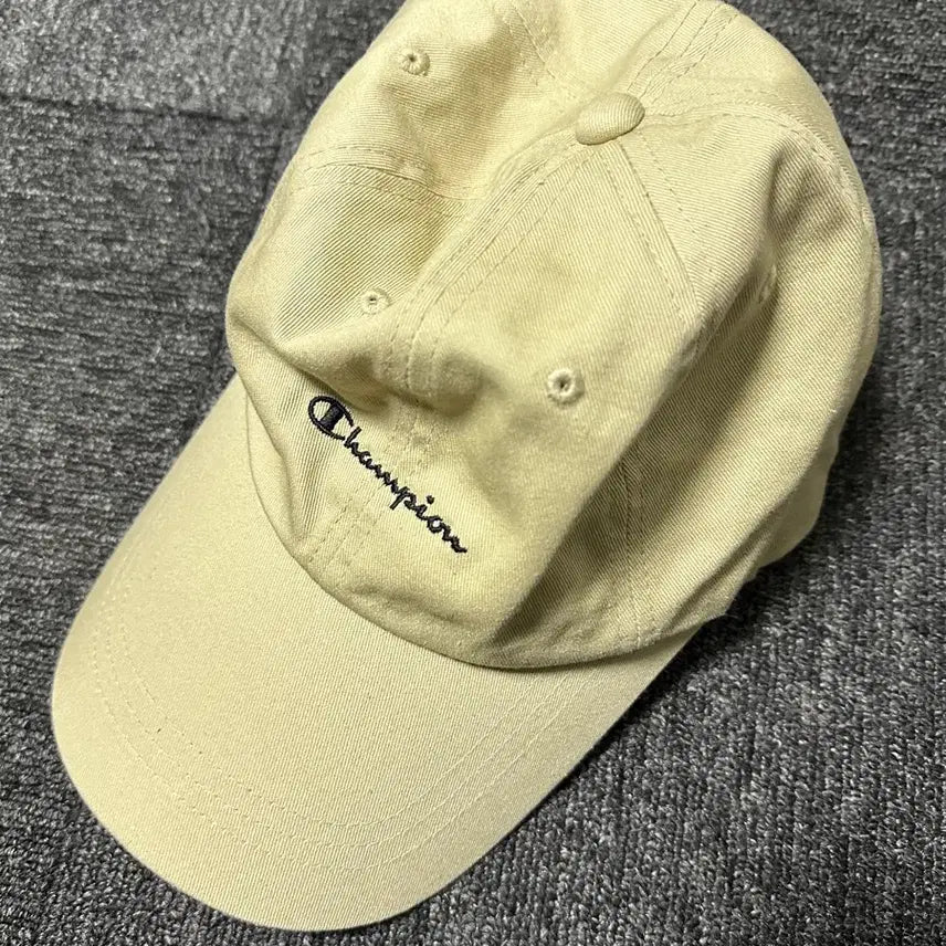 [BUNJANG] Champion Script Logo Washed Ball Cap / 챔피온 스크립트 로고 워시드 볼캡