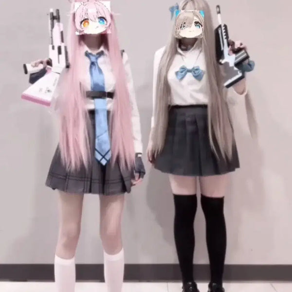 [BUNJANG] Blue Archive Hoshino Cosplay Costume Set with Weapon / 무기 포함)블루아카이브 호시노 코스프레 의상