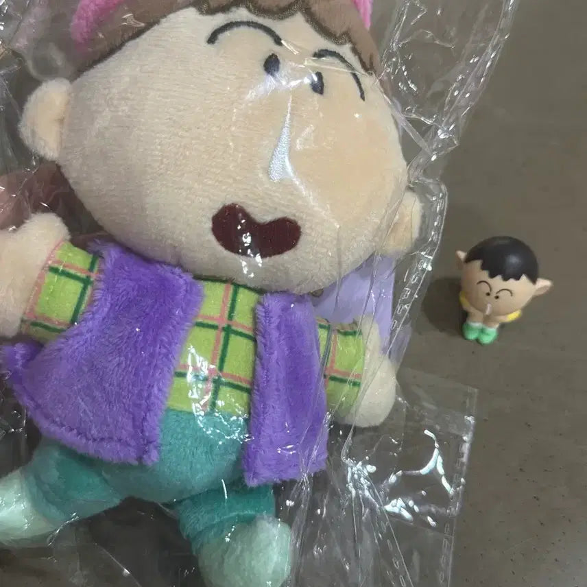 [BUNJANG] Crayon Shin-chan Mengu Hat 13cm Keyring & Figure Bundle / 짱구는못말려 맹구 모자 13cm 키링 마치보우케 언제오려나 피규어