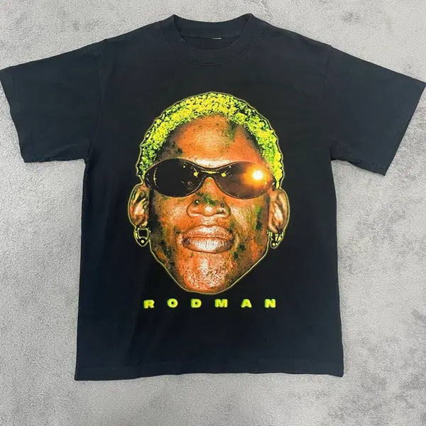 [BUNJANG] Rodman Apparel Dennis Rodman Big Face T-Shirt / 로드맨 어패럴 데니스 로드맨 빅페이스 반팔 티셔츠
