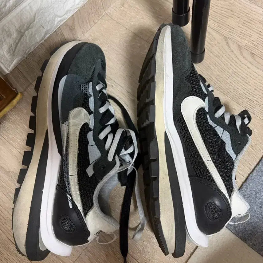 [BUNJANG] Nike Sacai Vaporwaffle Black / 나이키 사카이 베이퍼와플 260