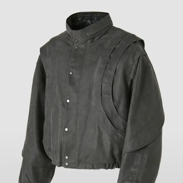 [BUNJANG] COOR Stand Up Collar Jacket S / 쿠어 스탠드업 카라 자켓 s