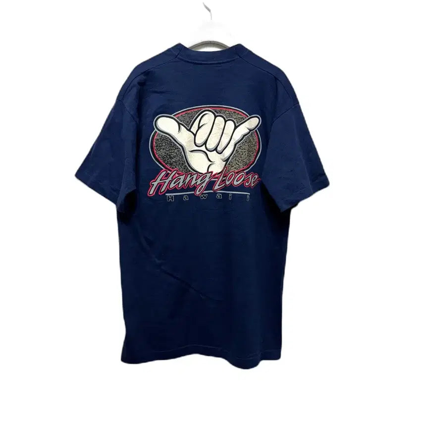 [BUNJANG] Hang Loose Hawaii Graphic T-Shirt / 행루즈 하와이 티셔츠