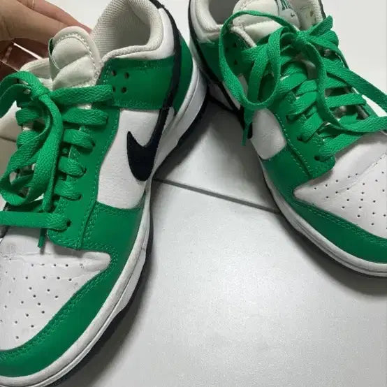 [BUNJANG] Nike Dunk Low Green White / 나이키 덩크 로우 그린화이트(245)