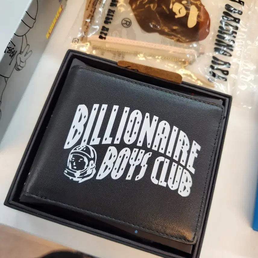 [BUNJANG] Billionaire Boys Club Leather Bi-fold Wallet / 빌리네어 보이즈 클럽 레더워렛