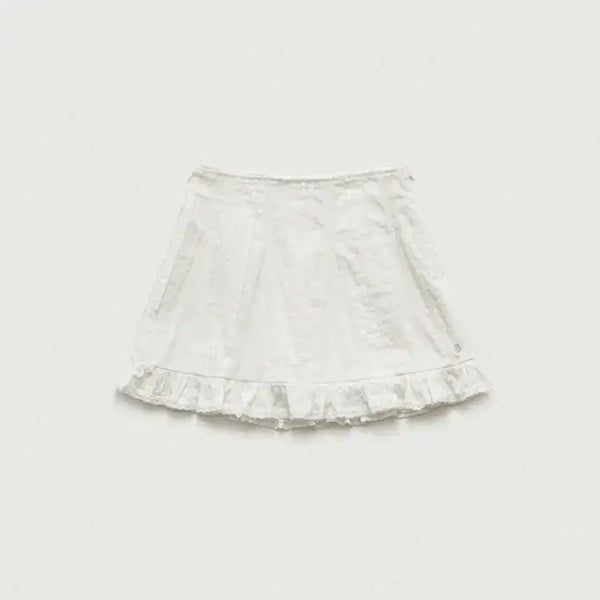 [BUNJANG] The Barnet Lace Mini Skirt White M / 더바넷 레이스 미니 스커트 화이트 M