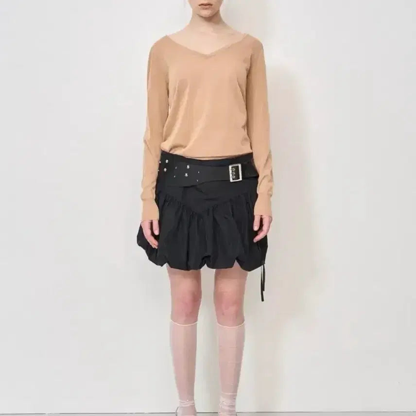 [BUNJANG] LCDC Volume Mini Skirt (Black) / LCDC VOLUME MINI SKIRT (BLACK)