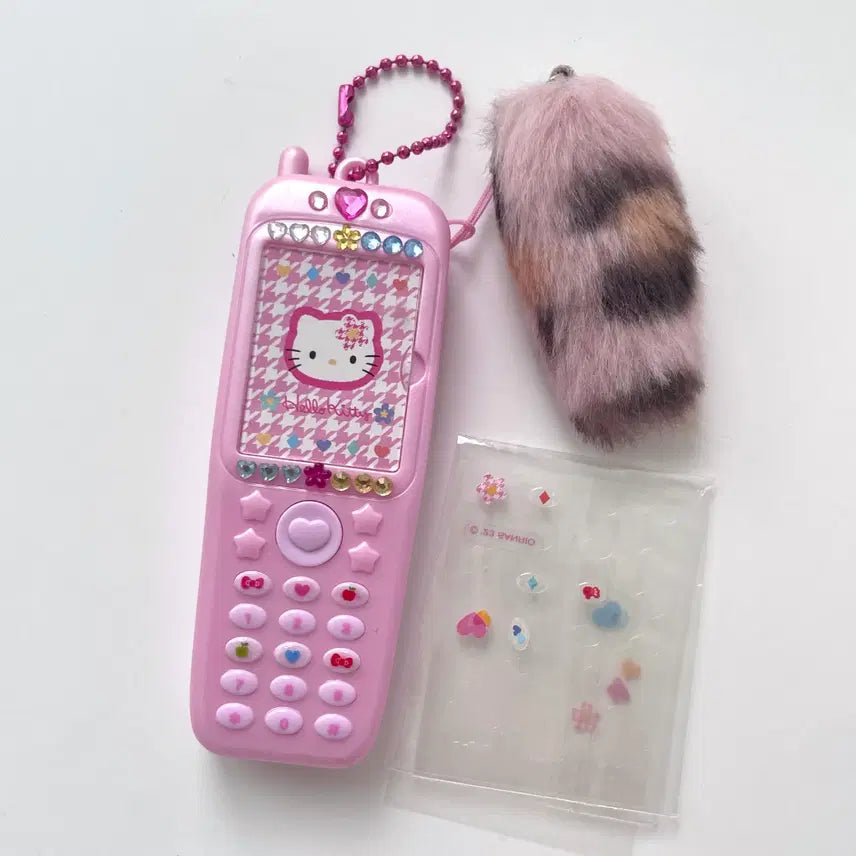[BUNJANG] Sanrio Hello Kitty Kaohana Phone Photoholder Keychain / 산리오 키티 카오하나 휴대폰 포토홀더 키링