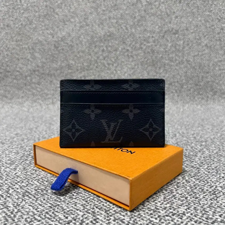 [BUNJANG] Louis Vuitton Eclipse Monogram Card Holder Black / 루이비통 이클립스 카드지갑 블랙