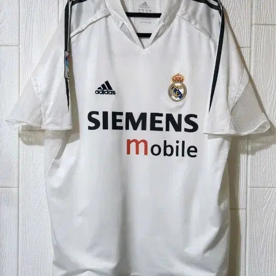 [BUNJANG] Adidas 2004-2005 Real Madrid Home Short Sleeve Authentic Jersey XL / 아디다스 04-05 레알마드리드 홈 반팔 어센틱 유니폼