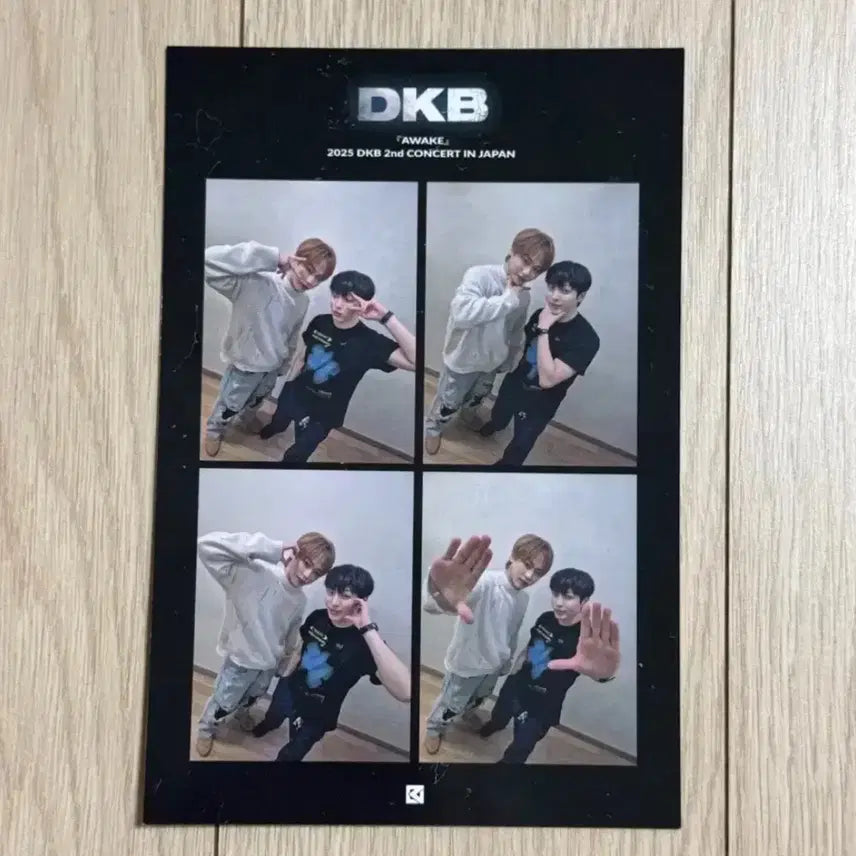 [BUNJANG] Darkbee Japan Concert MD GK Heechang Unit Photocard / 다크비 일본 콘서트 엠디 특전 네컷 GK 희찬 유닛