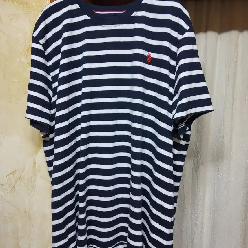 [BUNJANG] U.S. Polo Assn. Striped Short Sleeve T-Shirt / 폴로 스트라이프 반팔 티셔츠