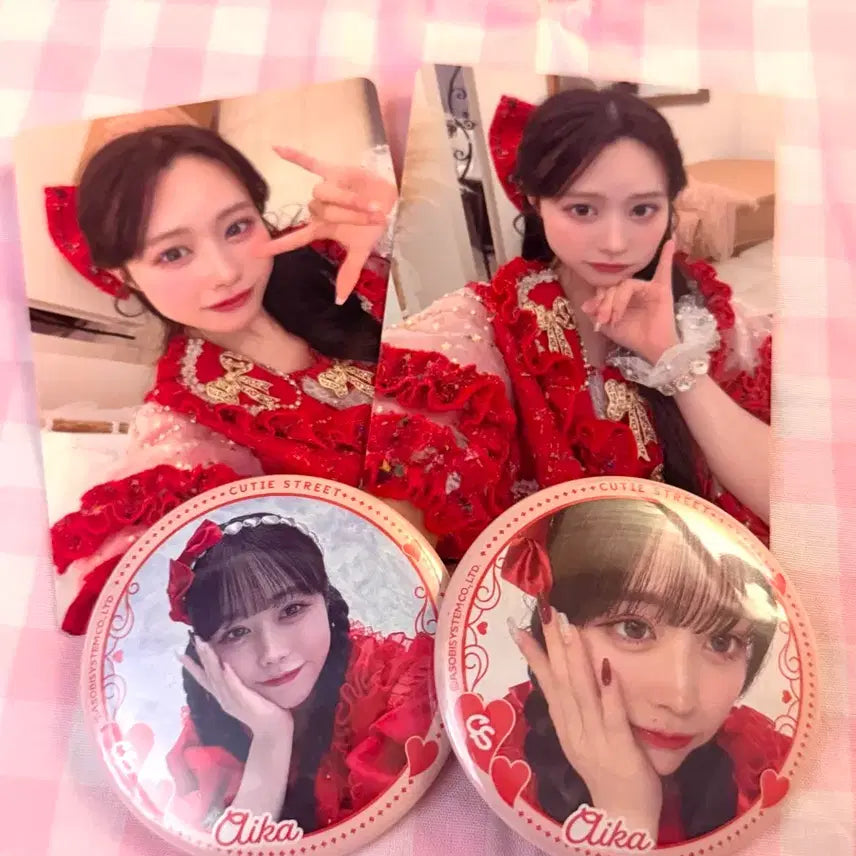 [BUNJANG] Cutestreet Q'stO Aika Concert Can Badge / 큐티스트리트 큐스토 사노 아이카 내한 캔뱃지 트레카 포카