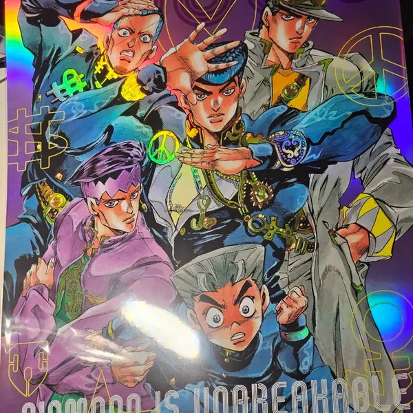 [BUNJANG] JoJo's Bizarre Adventure Part 4 Aurora Poster (B3 Size, Unsealed) / 죠죠월드 4부 오로라 포스터 미개봉 B3 사이즈 죠죠의기묘한모험