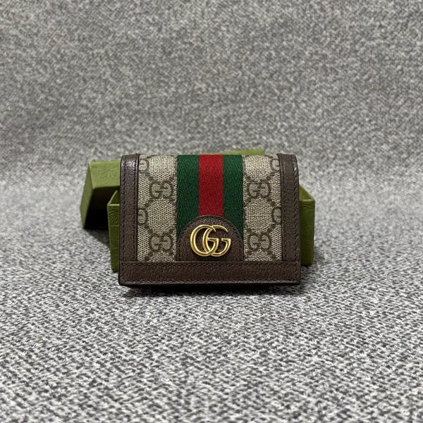 [BUNJANG] Gucci GG Ophidia Women's Medium Wallet Card Holder / 새상품급 구찌 GG 오피디아 여성 중지갑 지갑 카드지갑