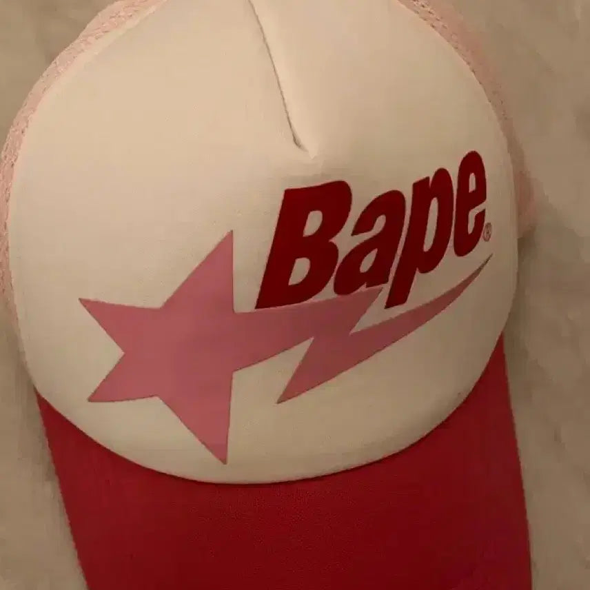 [BUNJANG] BAPE Star Ball Cap Pink / 베이프 스타 볼캡 핑크 오늘만