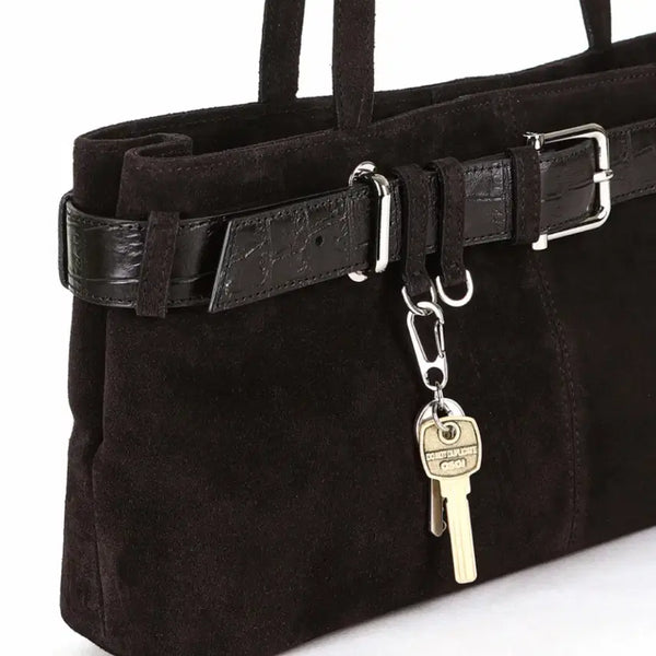 [BUNJANG] OSOI Shoulder Brocle Bag Suede Mocha Combi / (미개봉 새상품) 오소이 OSOI shoulder brocle