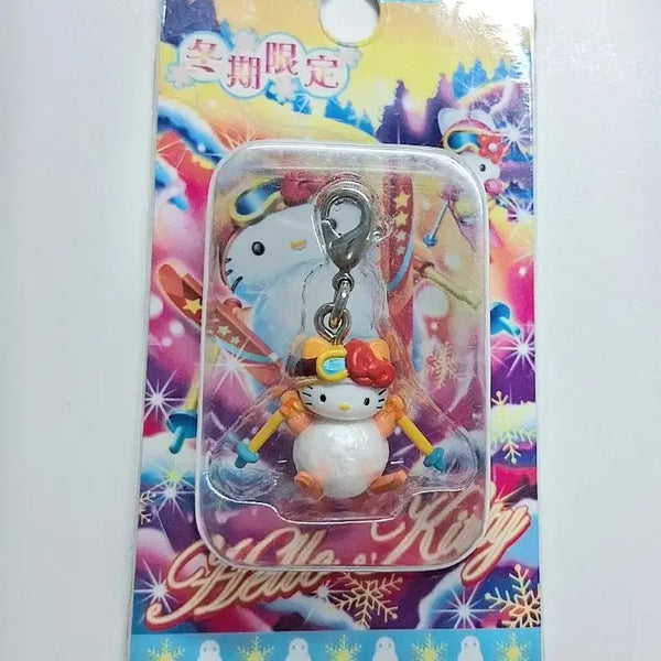 [BUNJANG] Classic Snowman Kitty Strap / 눈사람 고전키티스트랩