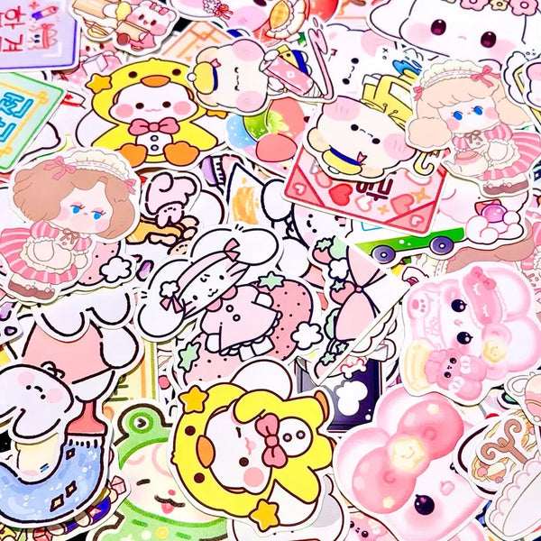 [BUNJANG] Yumja Design Die-Cut Stickers - 110 Cuts / [포용 인컷] 110컷 윰자 도안 인스 인컷 할인 판매 스티커 다꾸
