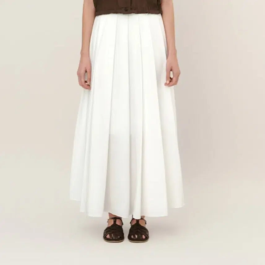 [BUNJANG] Helen Kaminski White Skirt / 헬렌카민스키 화이트 스커트 25년 제조