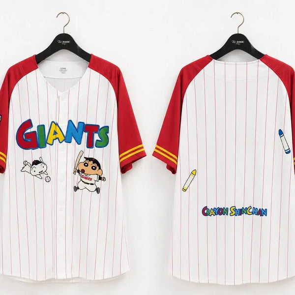 [BUNJANG] Lotte Giants Collaboration Crayon Shin-chan Baseball Jersey / 롯데자이언츠 짱구 유니폼 110 노마킹