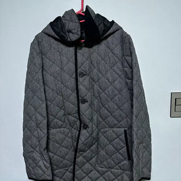 [BUNJANG] Quilting Check Pattern Women's Jacket / 퀼팅 체크 패턴 여성 자켓