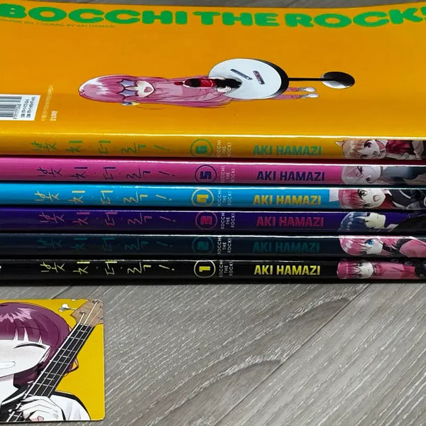 [BUNJANG] Bocchi the Rock! Volumes 1-6 (First Edition Volume 6) / 봇치더록 1-6권, 6권 초판 포카 판매