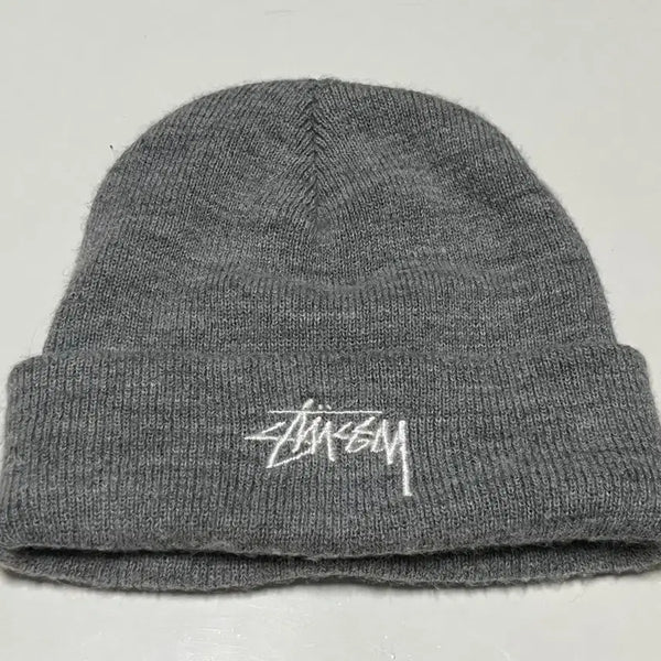 [BUNJANG] Stussy Basic Cuff Beanie Grey / 스투시 베이직 커프 비니 그레이