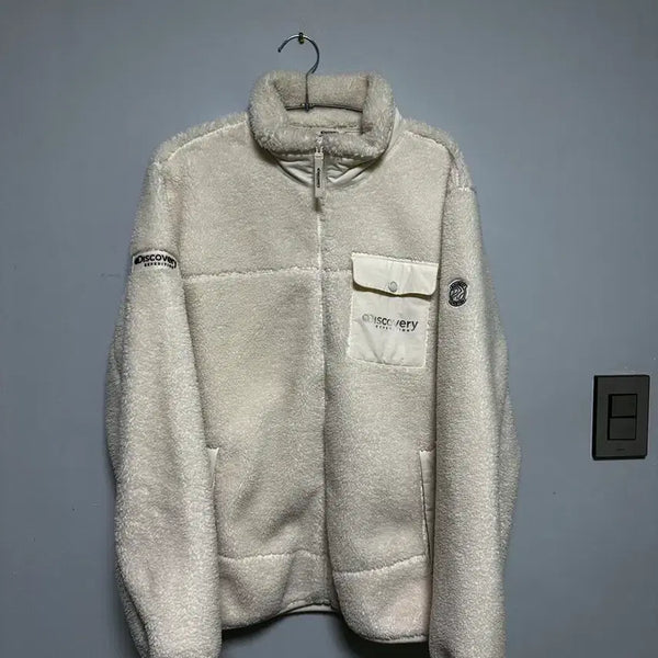 [BUNJANG] Discovery Expedition Fleece Jacket Ivory / 디스커버리 플리스 자켓 아이보리