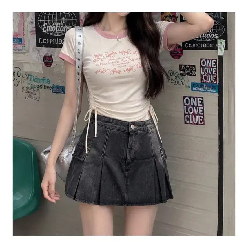 [BUNJANG] Denim Skirt / 데님 스커트