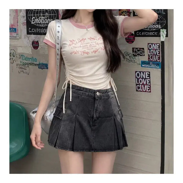 [BUNJANG] Denim Skirt / 데님 스커트