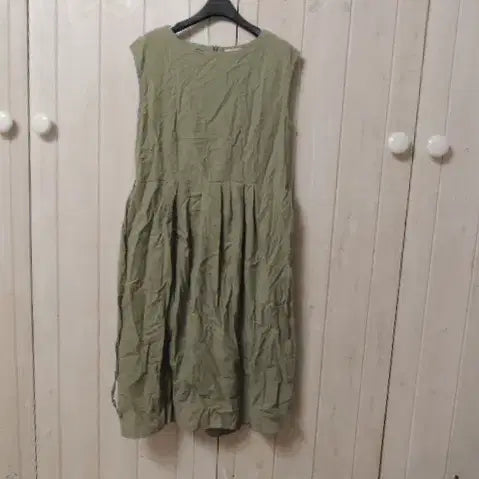 [BUNJANG] Linen-Feel Cotton Dress / 린넨 느낌 면 원피스