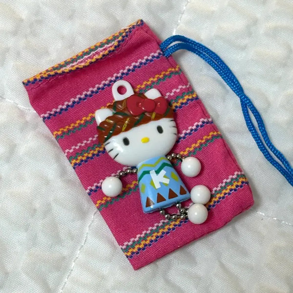 [BUNJANG] Hello Kitty Dangle Pouch Set / 키티 달랑이 파우치 세트