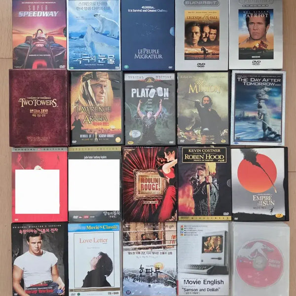 [BUNJANG] Various Classic & Modern Movie DVDs / DVD 타이틀(Super Speedway,북극의 눈물, 위대한 비상,가을