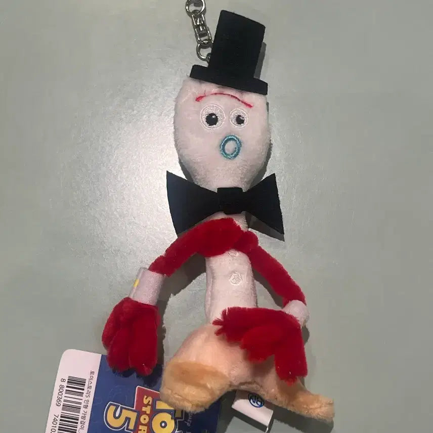 [BUNJANG] Disney Pixar Toy Story 5 Forky Wedding Version Plush Keychain / 토이스토리5 포키 인형키링