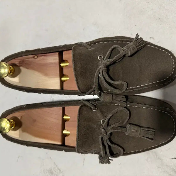 [BUNJANG] Ralph Lauren Suede Tassel Loafers / 랄프로렌 스웨이드 태슬 로퍼(italy)