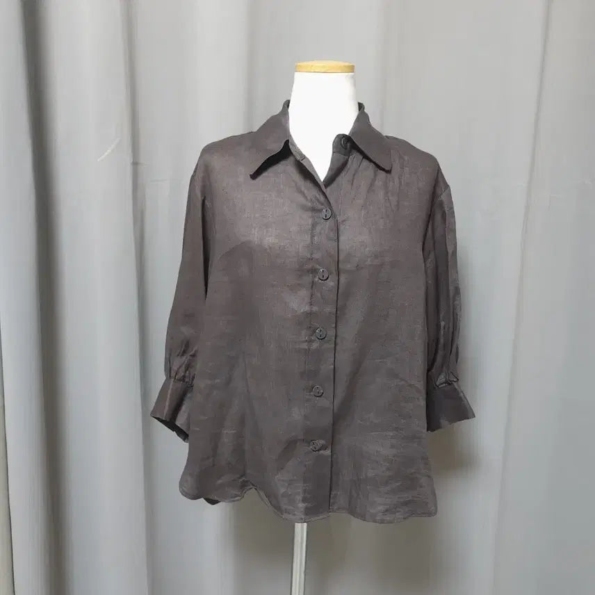 [BUNJANG] The AtG Women's 100% Linen Blouse Shirt / the AtG 더엣지 여성 린넨100% 블라우스 셔츠