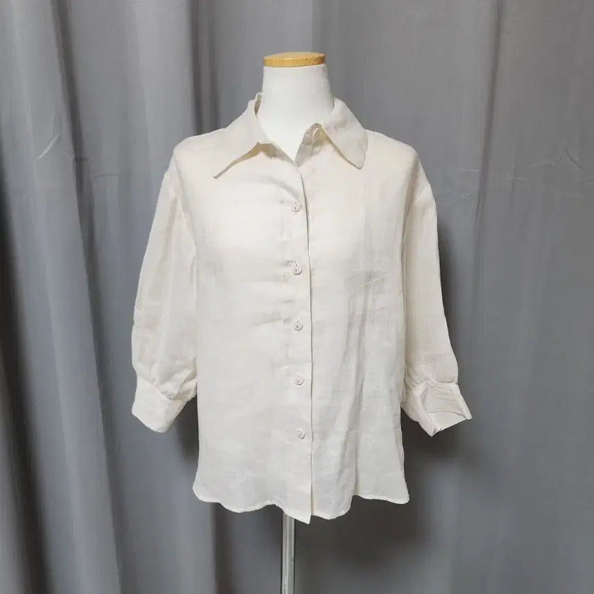 [BUNJANG] The AtG Women's 100% Linen Blouse Shirt / the AtG 더엣지 여성 린넨100% 블라우스 셔츠