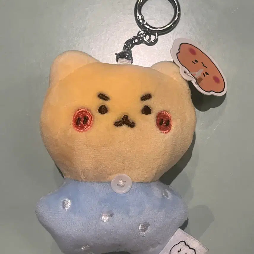[BUNJANG] Manggeureojin Bear Plush Keychain / 망그러진 곰 인형 키링