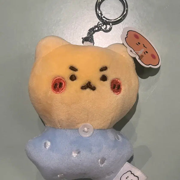 [BUNJANG] Manggeureojin Bear Plush Keychain / 망그러진 곰 인형 키링