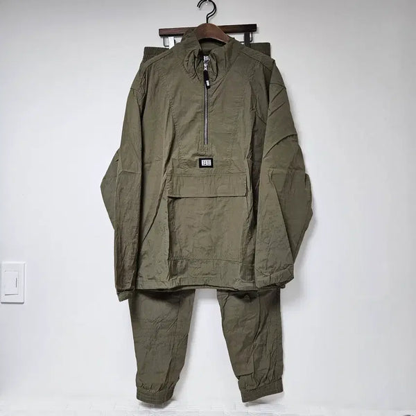 [BUNJANG] Spris Khaki Windbreaker Set / 스프리스 spris 카키색 바람막이 상하세트