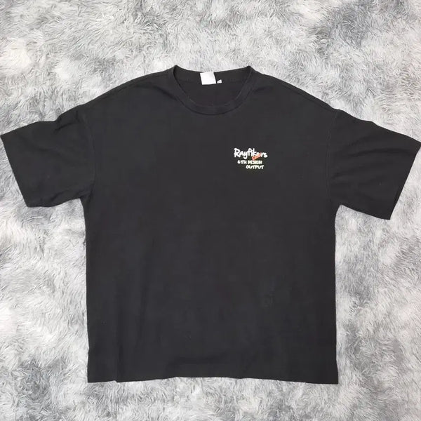 [BUNJANG] Rayfikers Short Sleeve Black T-Shirt Size 100 / Rayfikers 반팔 블랙 티셔츠  100사이즈