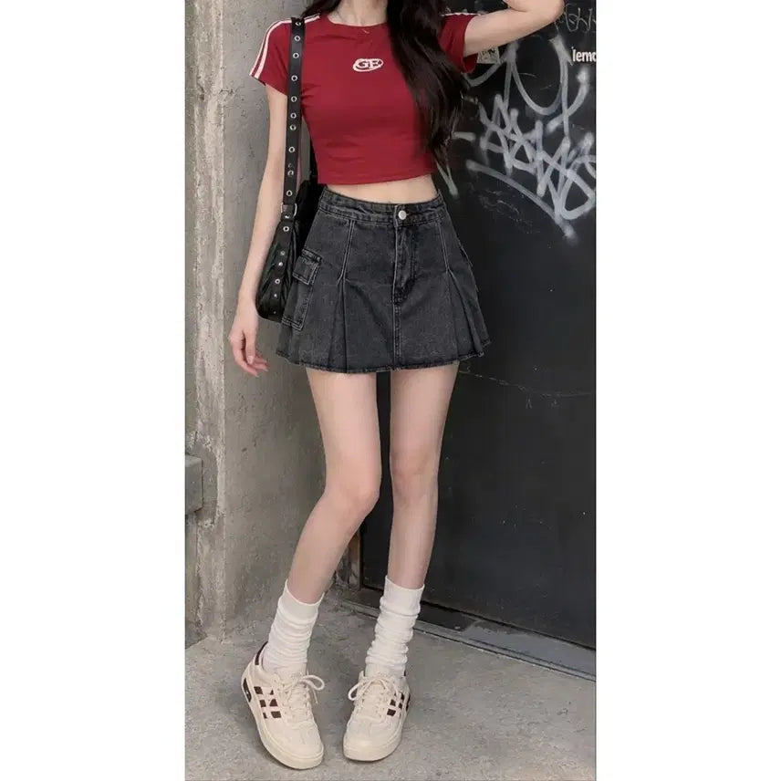 [BUNJANG] Cropped T-Shirt / 크롭티(S~L 사이즈)